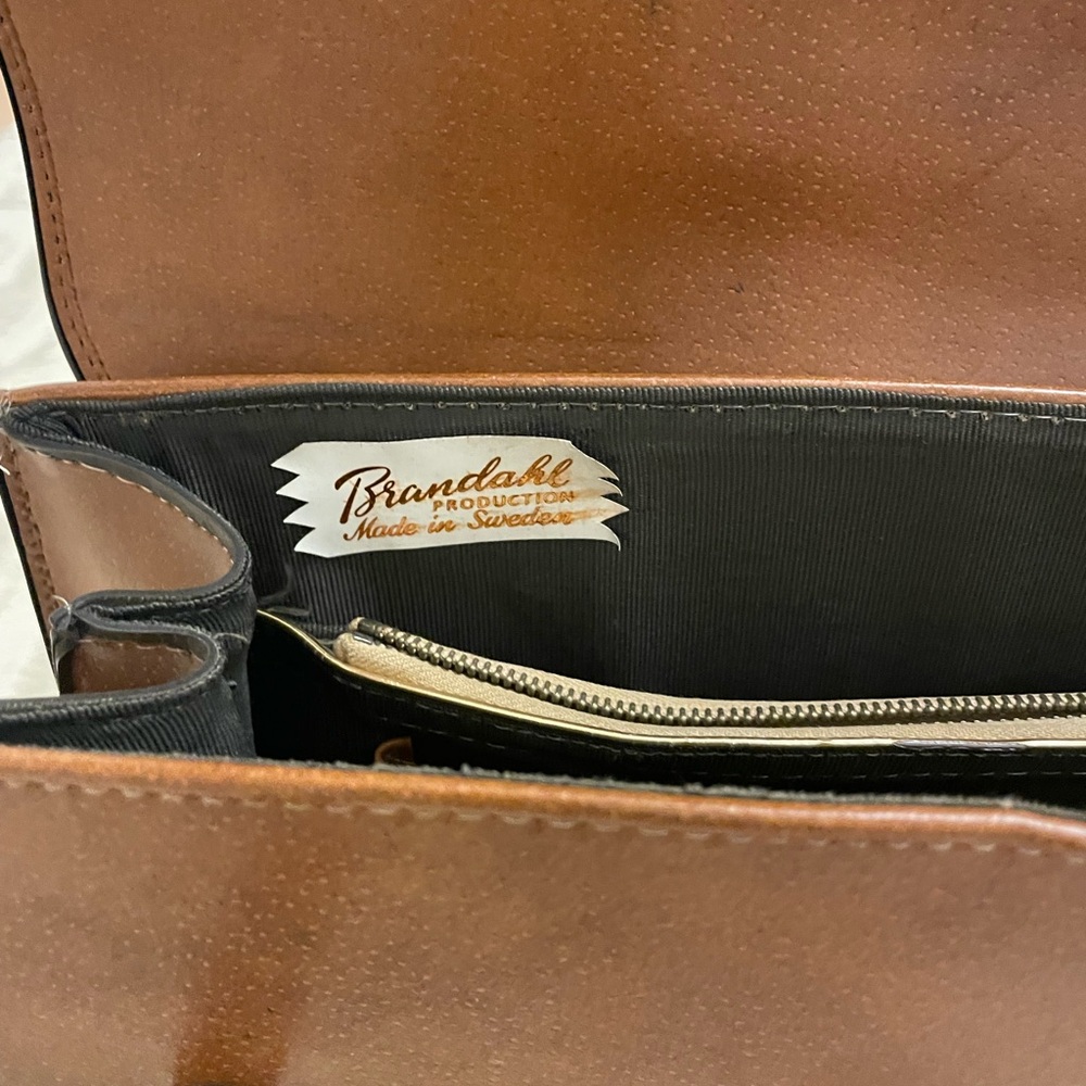 Vintage Swedish leather bag (Brandahl) - Picture 5 of 5
